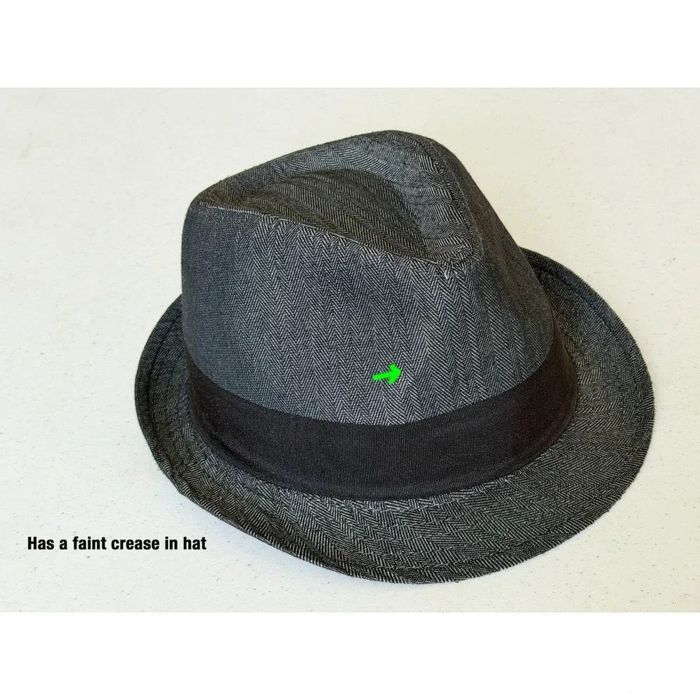 Vintage Stetson Men's Large/X-Large All American Gray Canvas Fedora